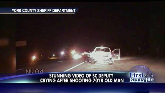 Deputy Sobs After Shooting Man With Cane